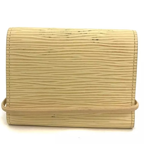 LOUIS VUITTON Epi Portefeiulle Elastique Trifold Wallet ๐๐๐ฅ - Picture 3 of 10